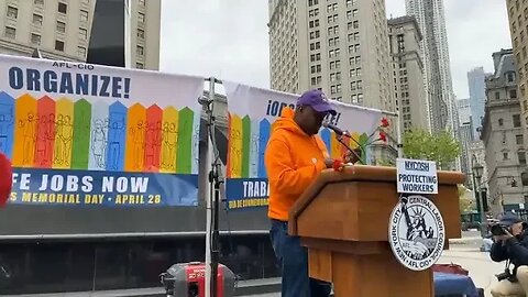 The Workers Memorial Day Foley Square 2023 hosted by @NYCOSH @CentralLaborNYC