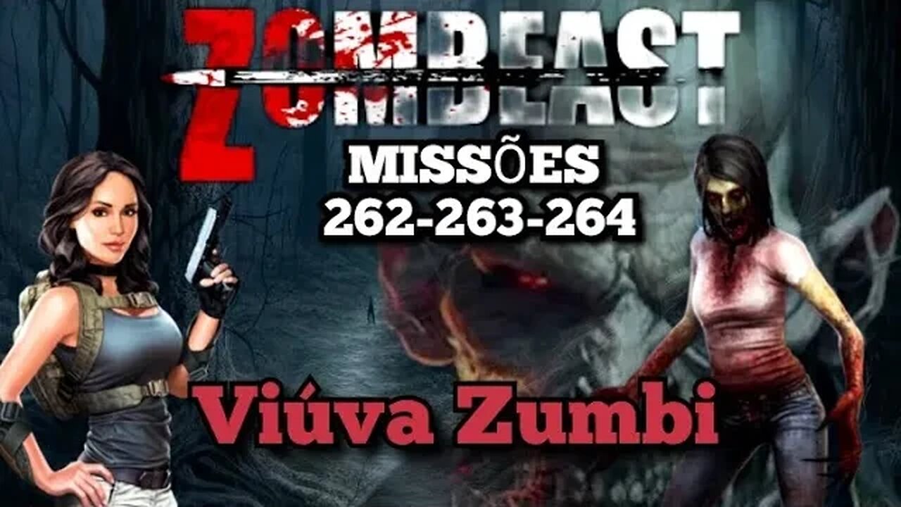 Zombeast Survival Zombie Shooter: Missões, 262 - 263 - 264, Viúva Zumbi 💀