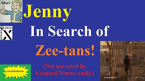 Fallout 4 (mods) - Jenny - In Search of Zee-tans!