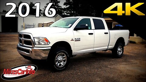 2016 RAM 2500 HD Tradesman Cummins Diesel - Ultimate In-Depth Look in 4K