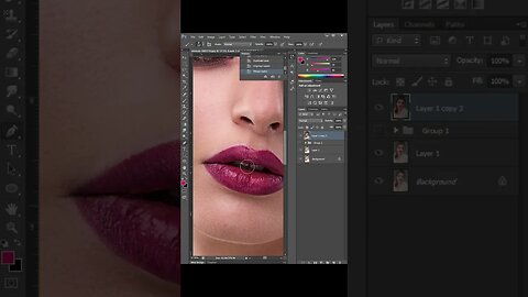 Advance Photo Editing : Skin Retouching in Photoshop Skin Retouching tutorial #shorts #photoshop