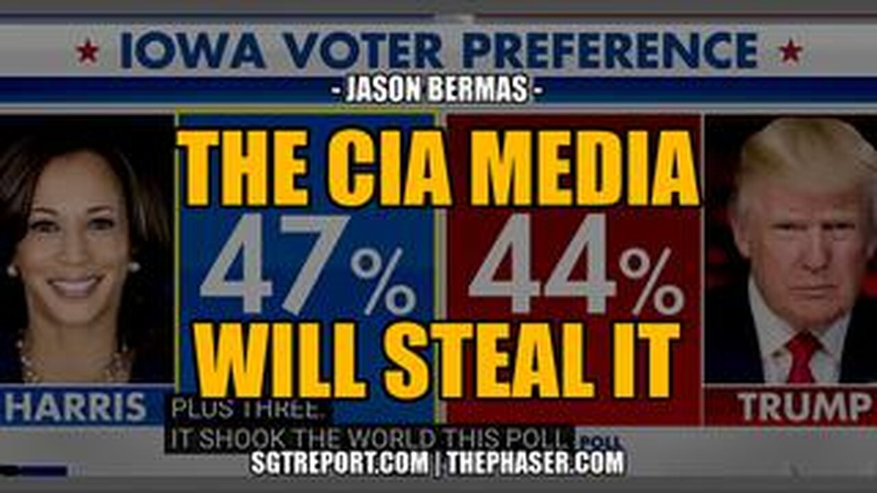 THE CIA WHORE MEDIA WILL HELP STEAL IT -- Jason Bermas