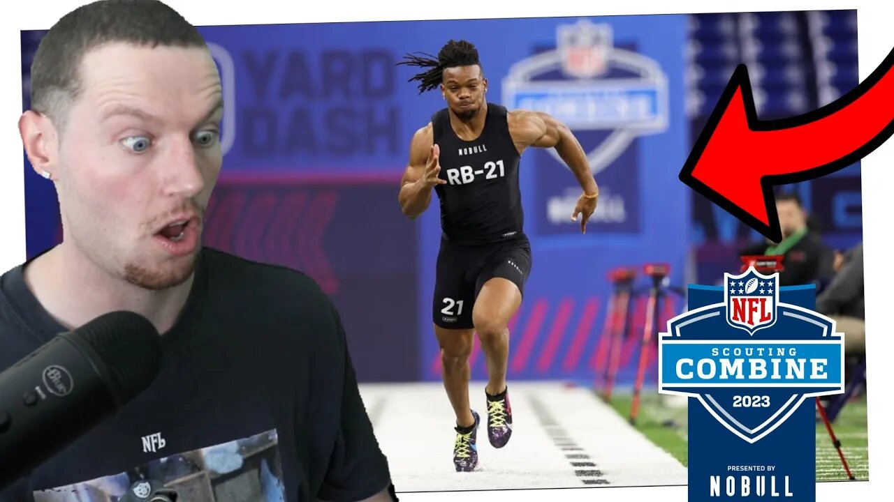 Rugby Player Reacts to The 2023 NFL Scouting Combine RUNNING BACKS Run The 40 Yard Dash!