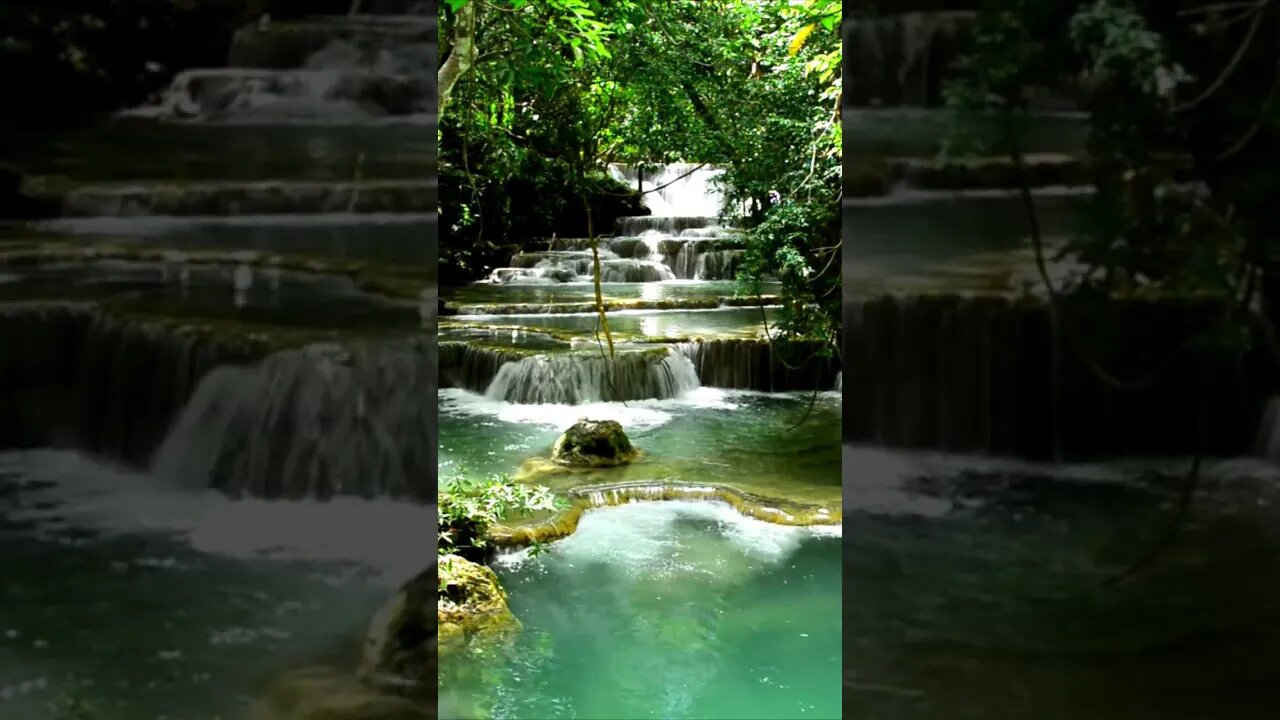 Relaxing music for meditation beautiful waterfall