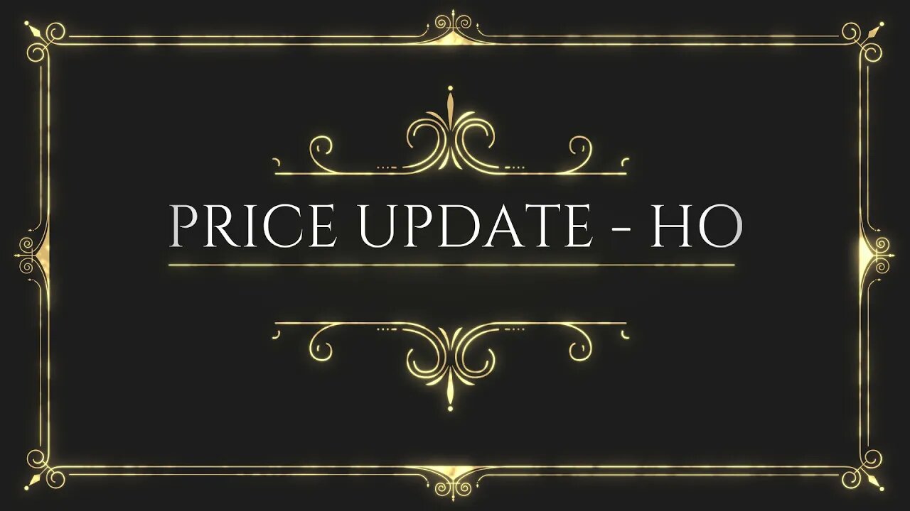 Price Update - HO