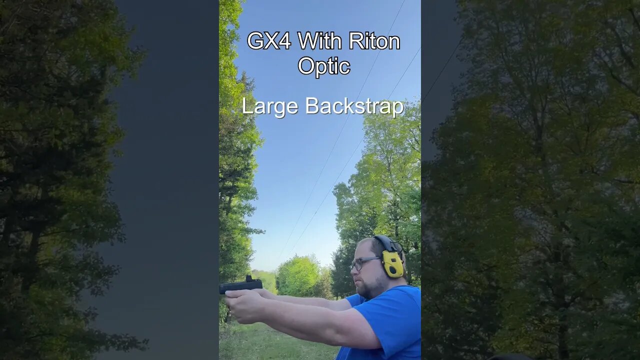 Shooting the #Gx4 with #reddots and large backstrap! What do you think? #edc #2a #guns #micro