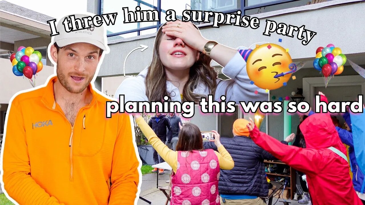 SURPRISE BIRTHDAY PARTY🥳 for Scott!!! *he had no idea* vlog