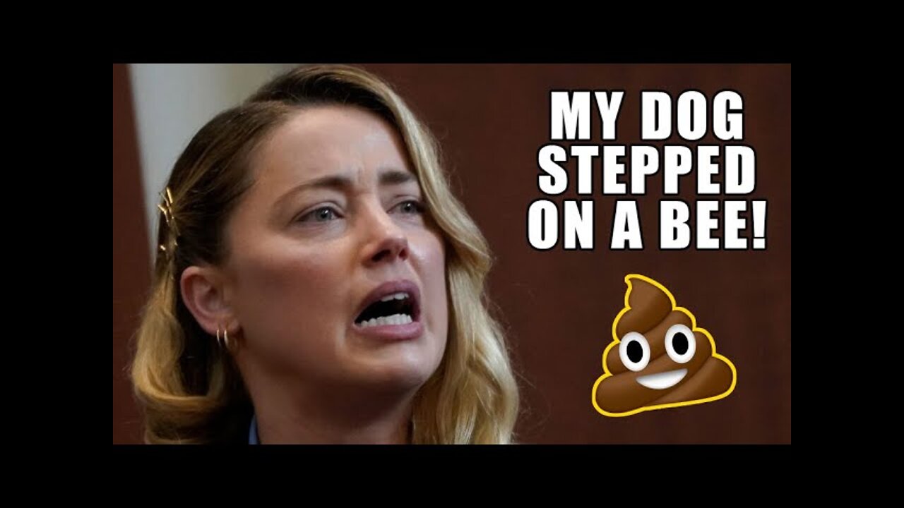 Amber Heard "My Dog Stepped on a Bee!" - Ultimate Compilation