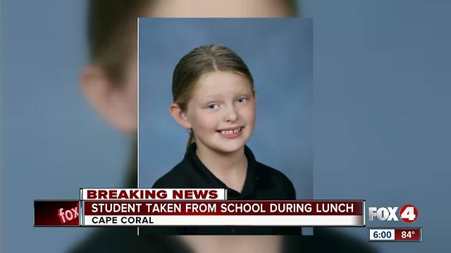 Student Taken From School During Lunch