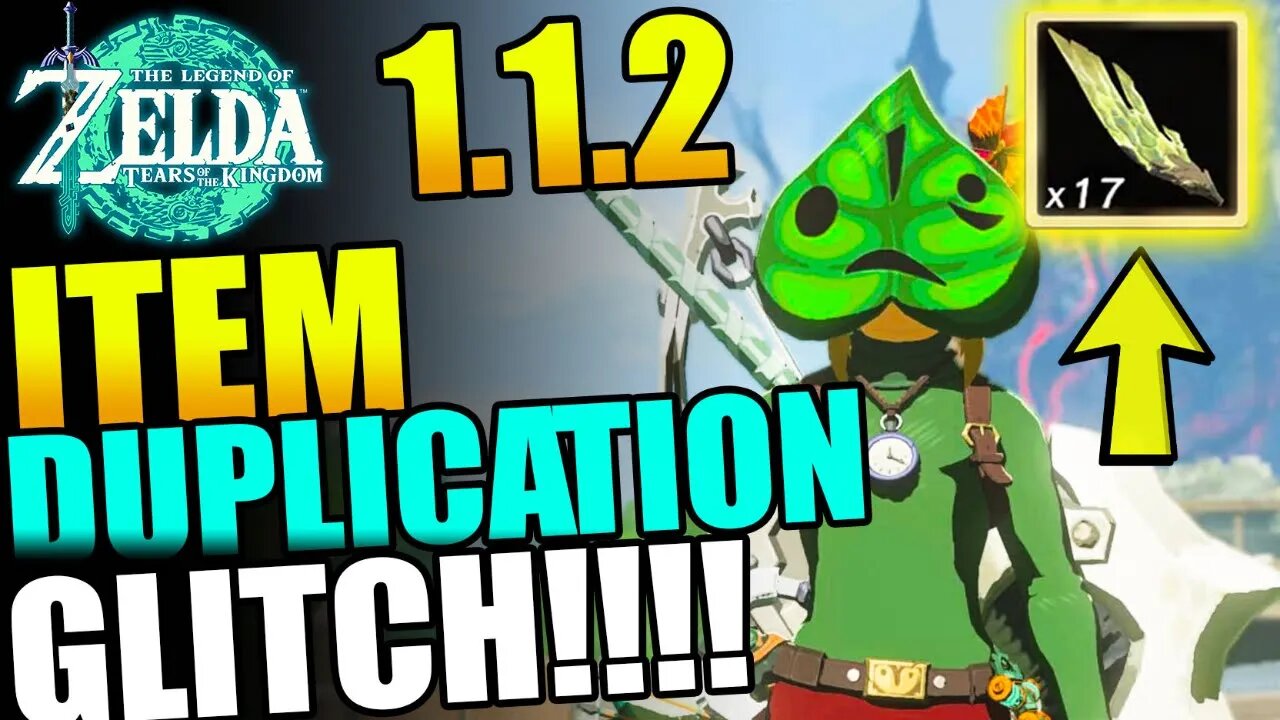 NEW EASY Item Duplication Glitch for 1.1.2 in The Legend of Zelda: Tears of the Kingdom