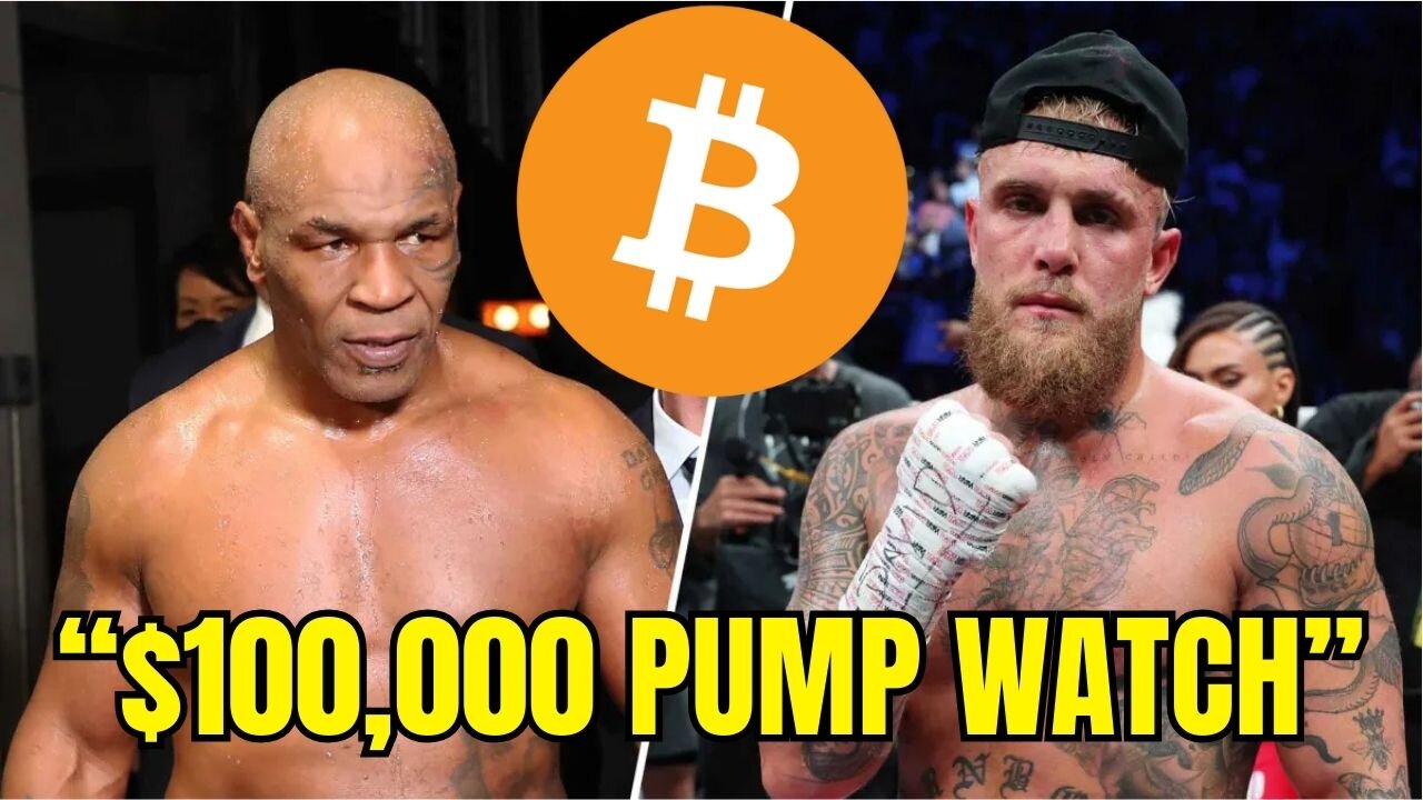 Bitcoin $100,000 LIVE Mike Tyson vs Jake Paul Fight Companion