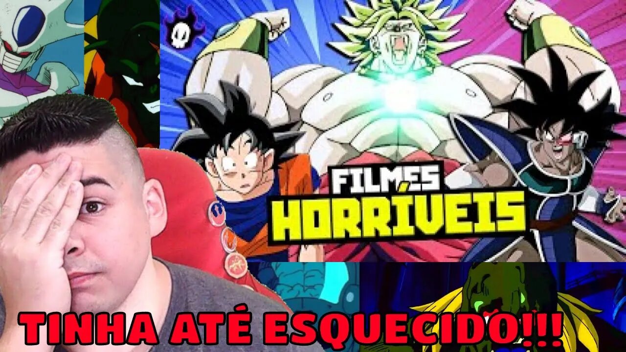 REACT Os PIORES FILMES do DRAGON BALL Z 🥶☠️ - MELHOR DO MUNDO