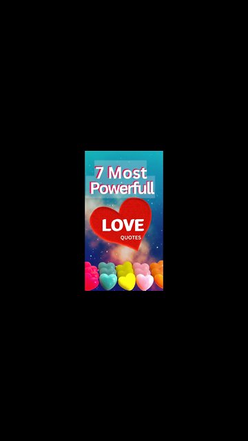 7 Most Powerful 'LOVE QUOTES' | #inspire #quotes #motivation #love #short #shorts #viral #trending