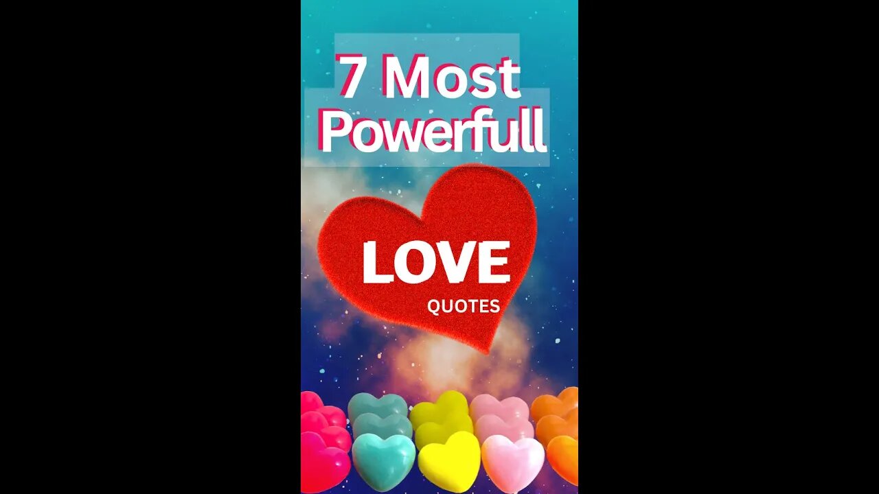 7 Most Powerful 'LOVE QUOTES' | #inspire #quotes #motivation #love #short #shorts #viral #trending