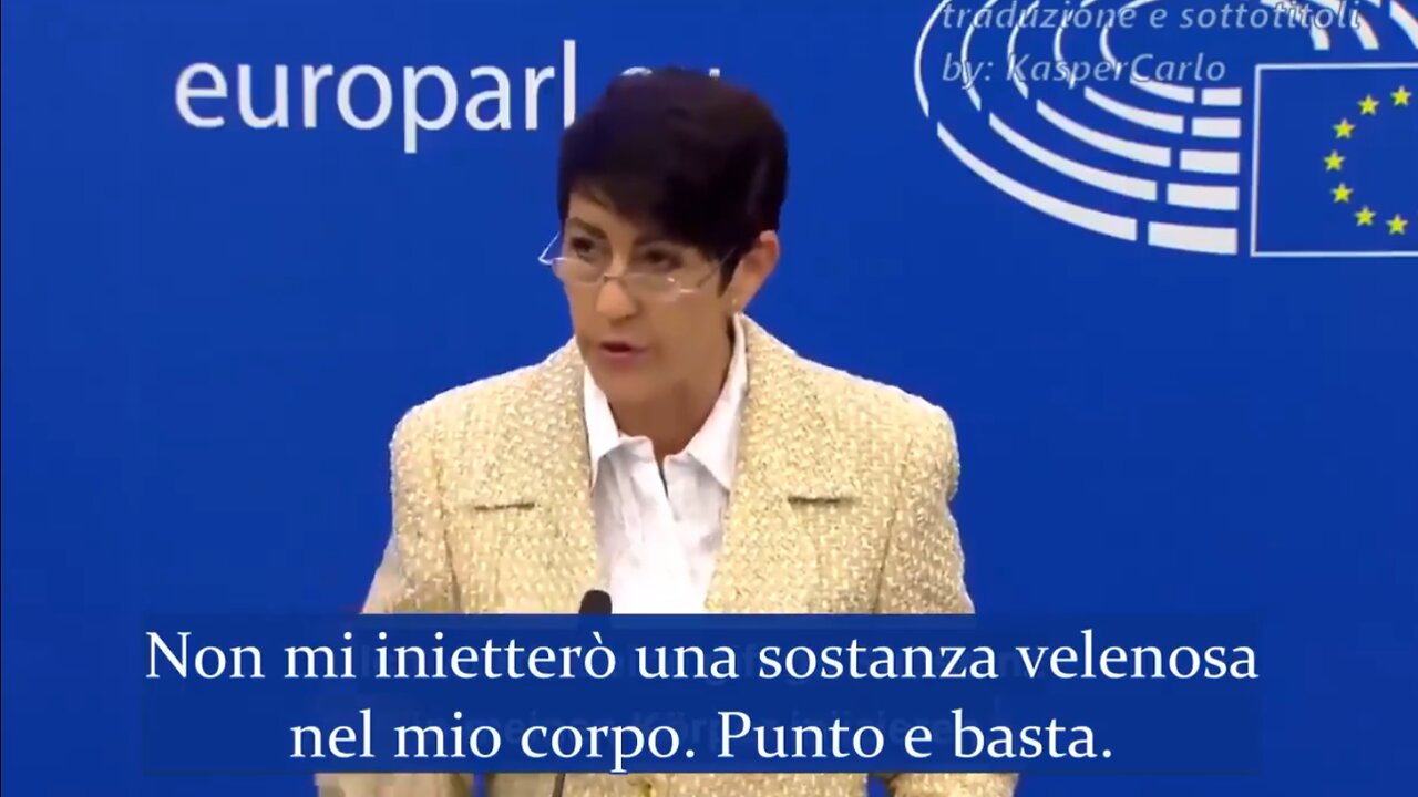 Europarlamentare Christine Anderson: "Non inietterò una sostanza velenosa nel mio corpo"