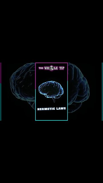 HERMETIC LAW I - MENTALISM - the Whole Tip #shorts #short