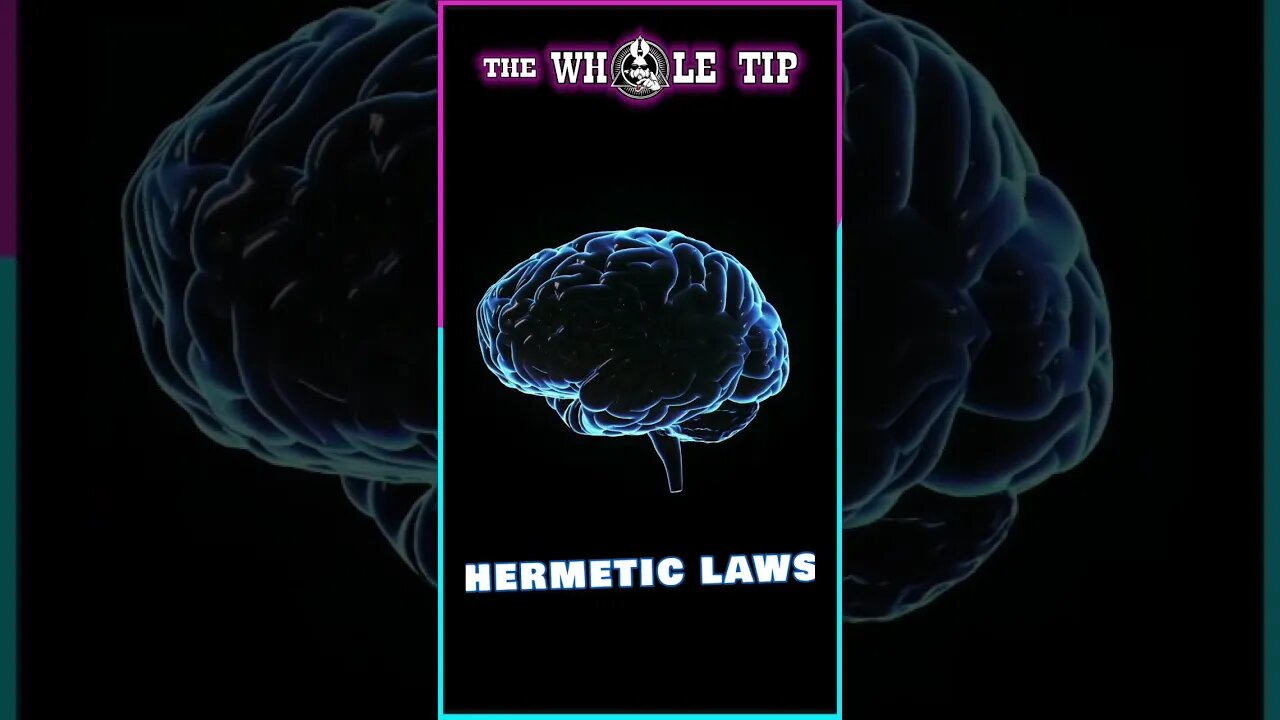 HERMETIC LAW I - MENTALISM - the Whole Tip #shorts #short