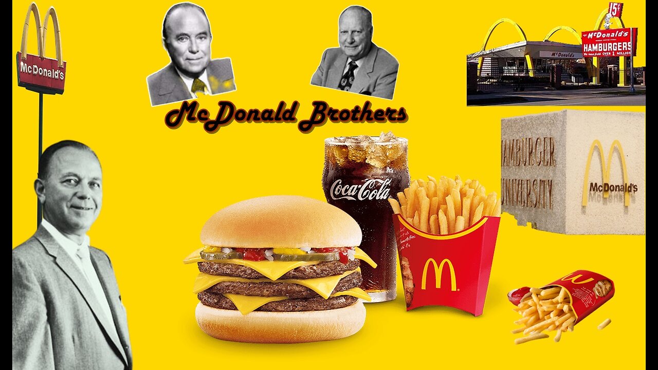 Mcdonald's creation history glimpse | mcdonalds brothers | ray rock|