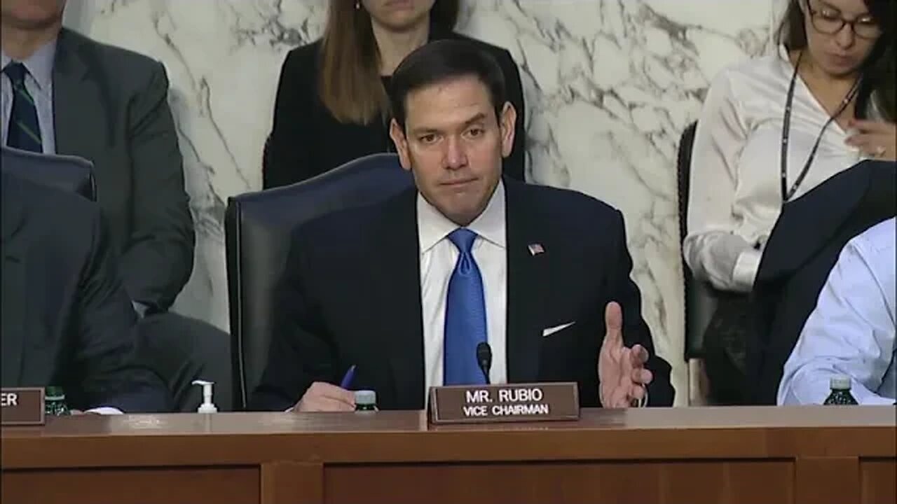 Vice Chairman Rubio Delivers Opening Remarks at a Senate Intelligence Nomination Hearing