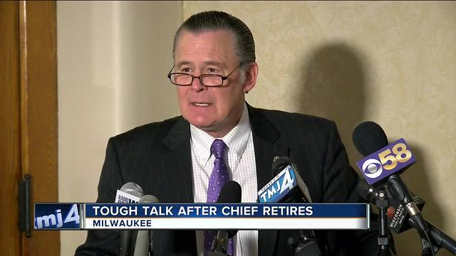 Tough talk after Milwaukee Police Chief Ed Flynn's retirement announcement