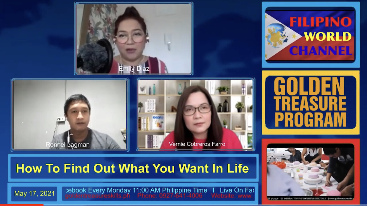 Golden Treasure Program EP#8 - (Emily Diaz, Vernie Cobreros Farro & Ronnel Lagman)