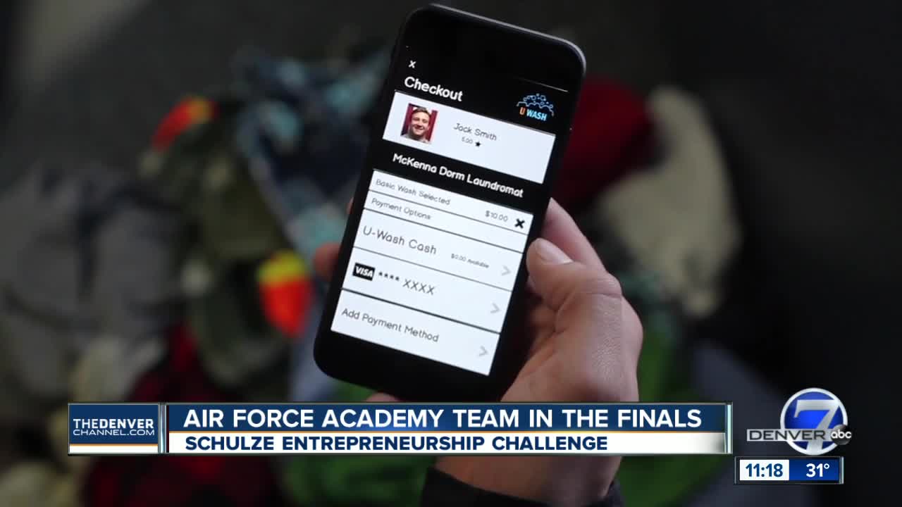 Air Force Academy Team in the finals for Schulze Entrepreneurship Challenge