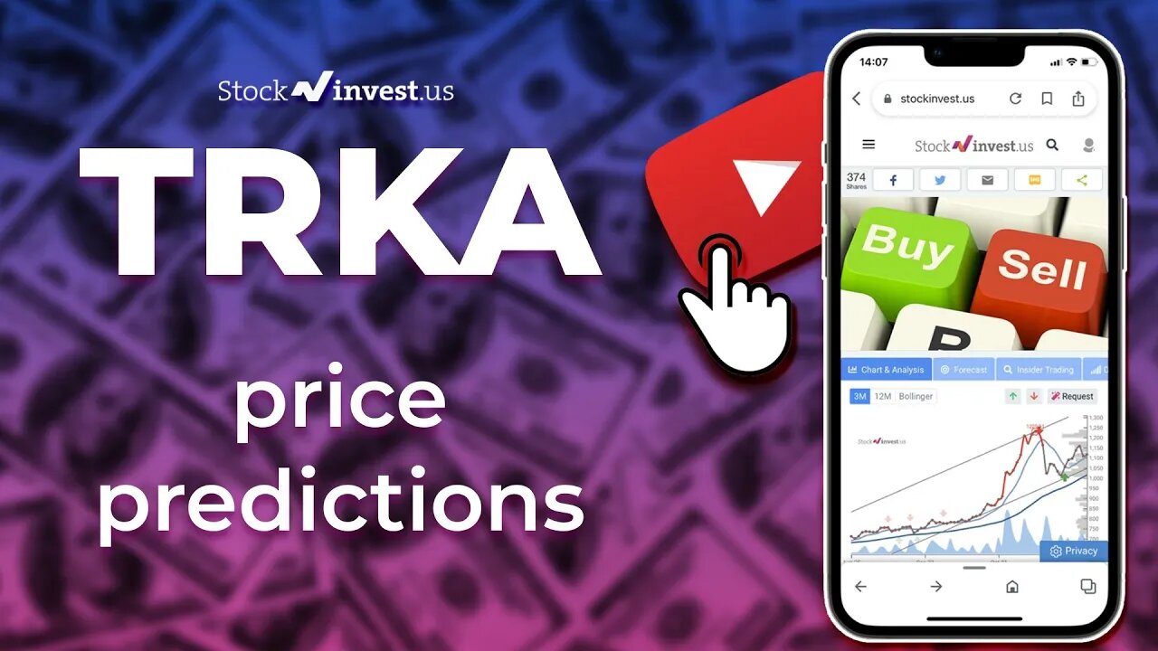 TRKA Price Predictions - Troika Media Group Stock Analysis for Wednesday, March 15th 2023