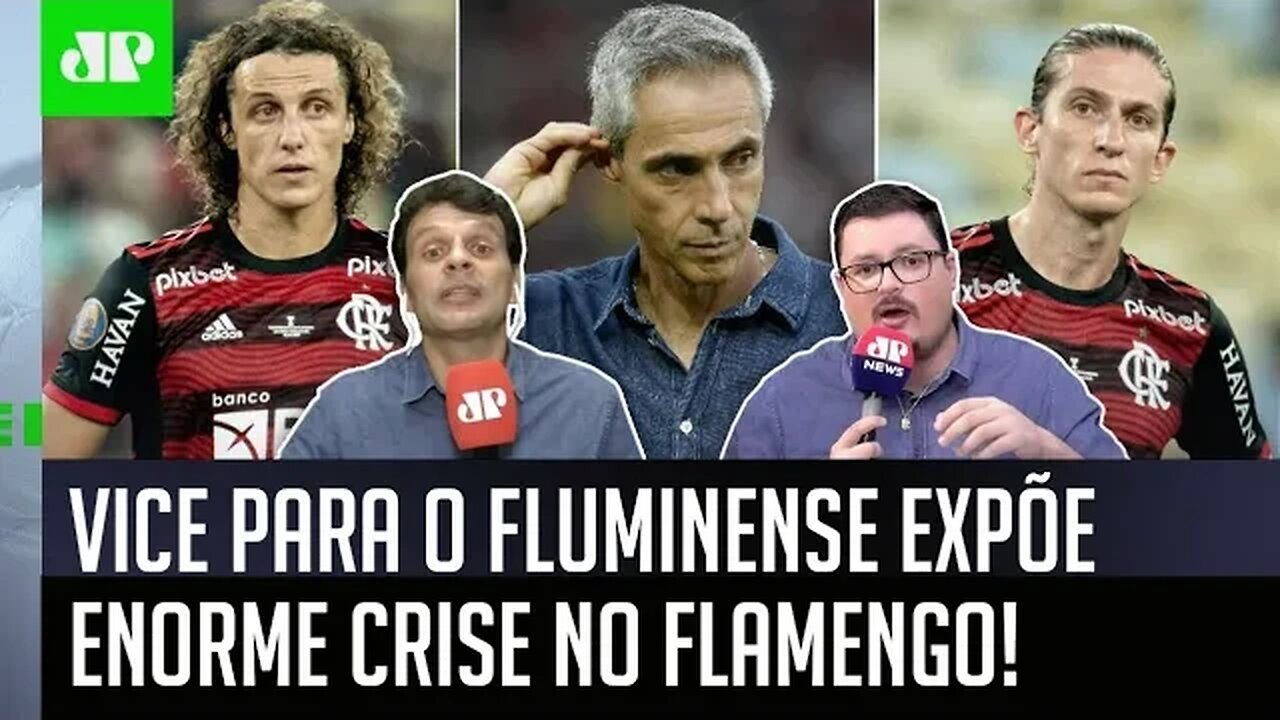 "O Flamengo é UMA BAGUNÇA! E o Paulo Sousa está..." OLHA esse DEBATE após VICE pro Fluminense!