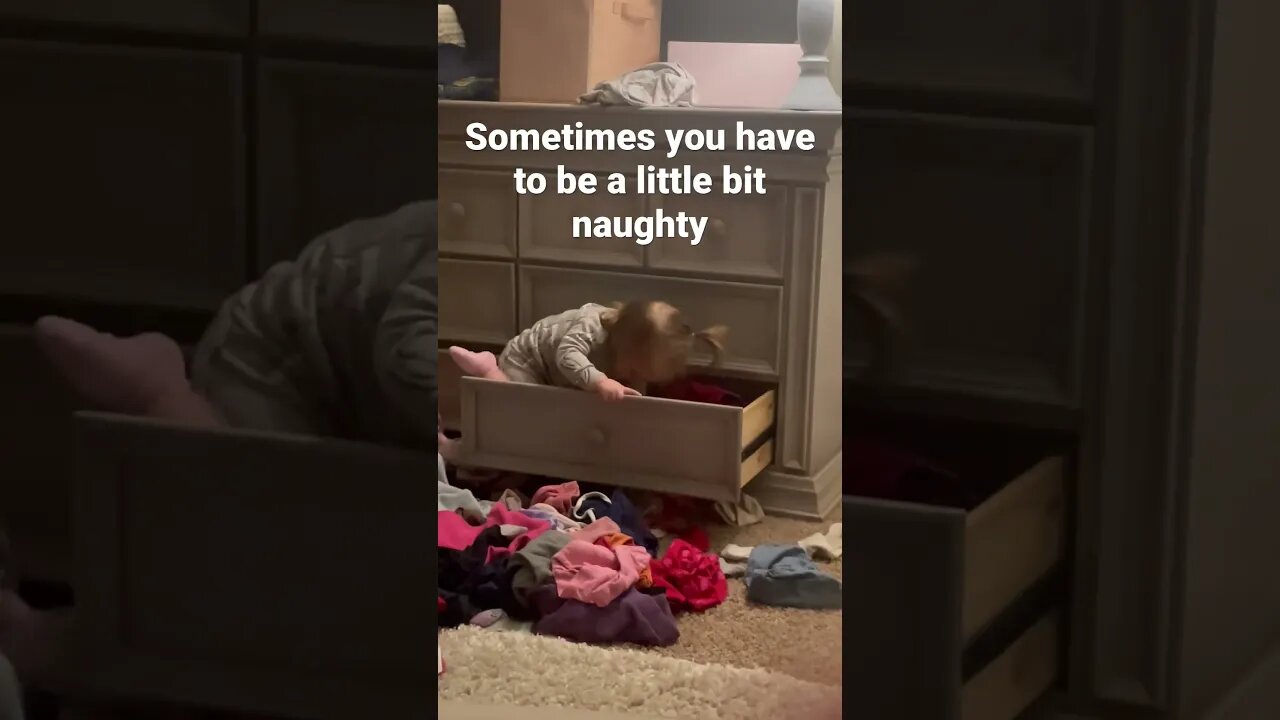 Sometimes you have to be a little bit naughty
