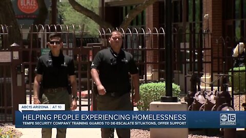 Valley security company trains on humane approaches to handle the homeless