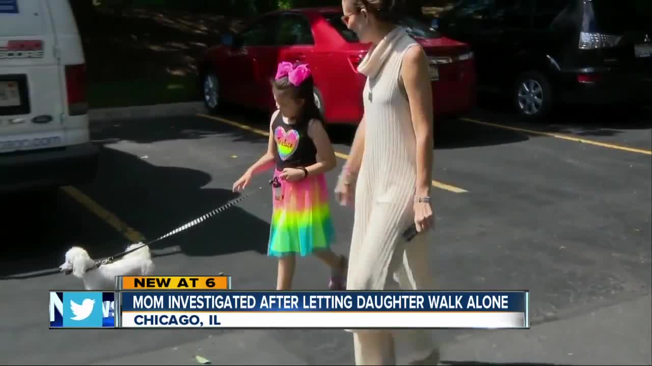 Mom investigated for letting daughter walk alone