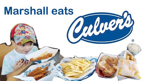 Marshall Eats Culvers - Midwest USA Fast Food!