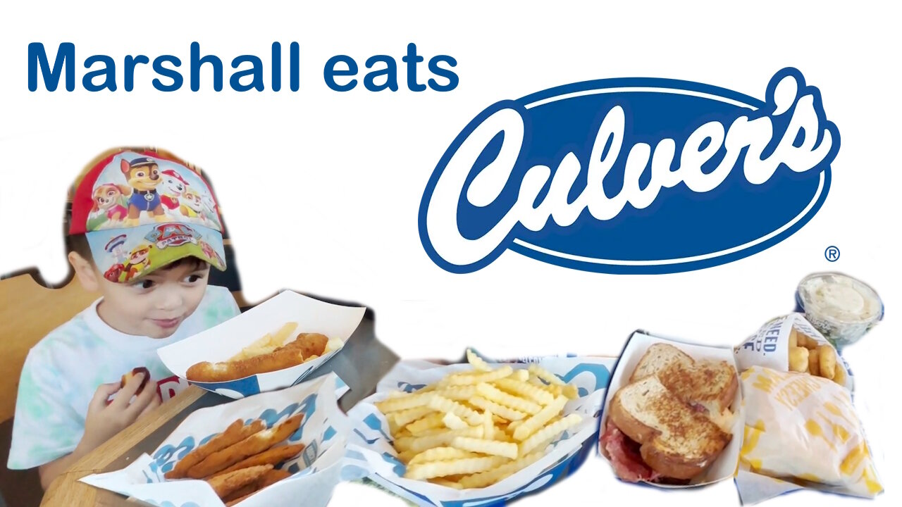 Marshall Eats Culvers - Midwest USA Fast Food!