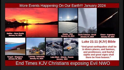 More Events Happening On Our Earth!!! January 2024