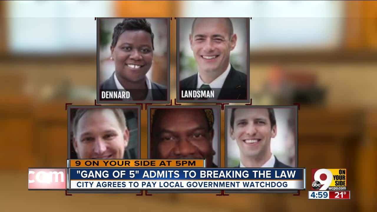 'Gang of 5' admits to breaking sunshine law