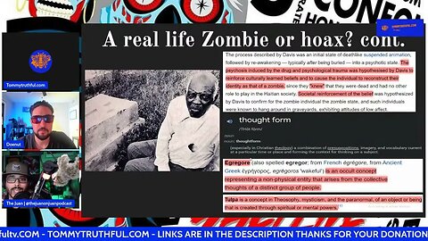 Zombies and the Occult - TommyTruthful.- JuanonJuanPodcast - Doenut Factory