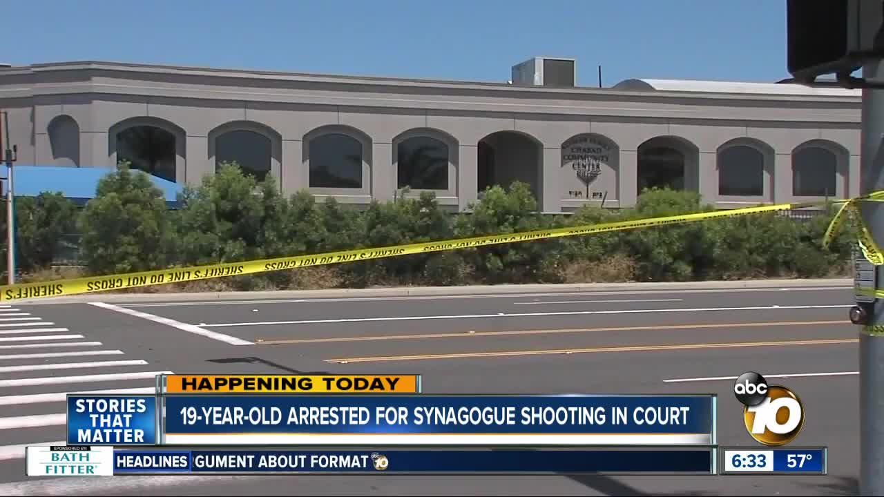 Synagogue shooting suspect to face judge