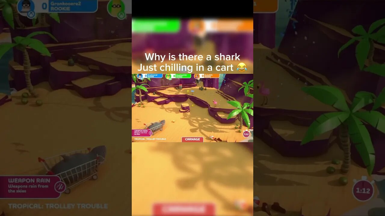 Whoever thought of shark cart needs a raise #funny #gaming #youtube #shorts