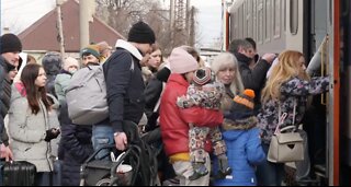 Refugees From Ukraine Flee the War