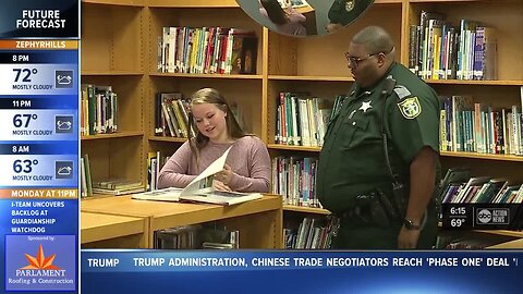 Hernando Co. student invites SRO to adoption ceremony