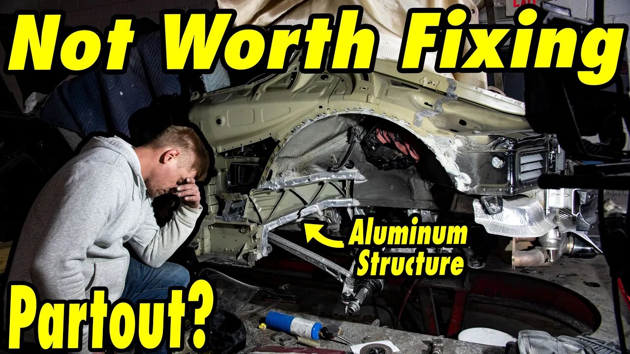 We Might Have to Give Up on The Porsche Gt4 Rebuild after finding Hidden damage in Aluminum Frame.