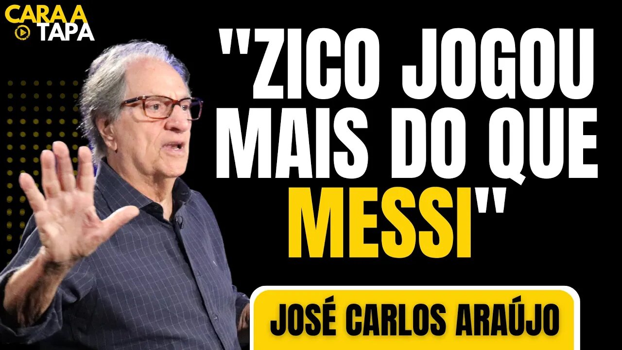 ZICO SÓ TEVE UM JOGADOR QUE CHEGOU PERTO DO SEU NÍVEL, DIZ JOSÉ CARLOS ARAÚJO