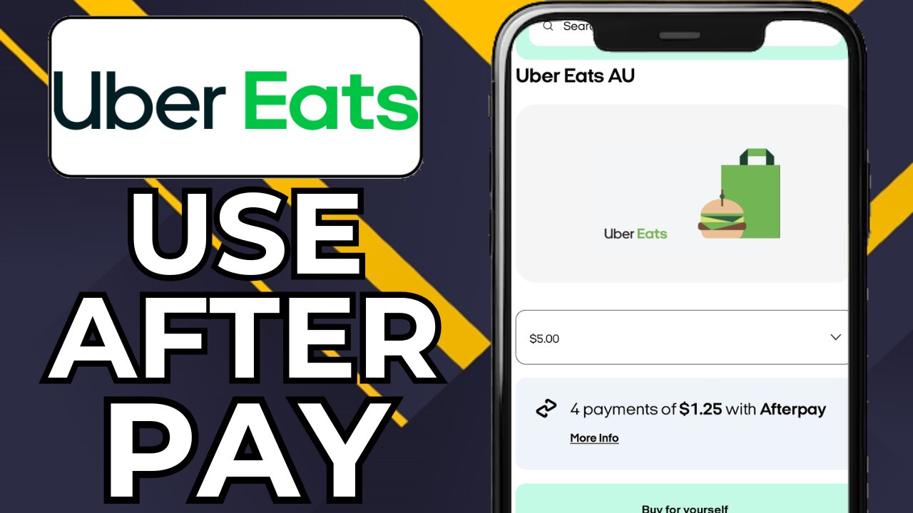 HOW TO USE AFTERPAY ON UBER EATS