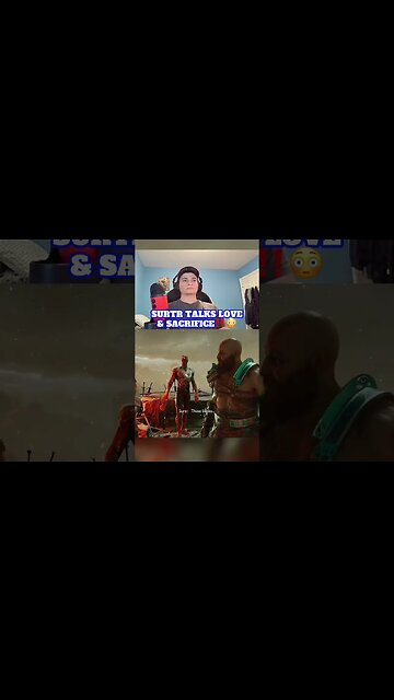 Kratos & Surtr Talk About Sacrifice‼️😳 | #shorts #godofwarragnarok #gaming #reaction