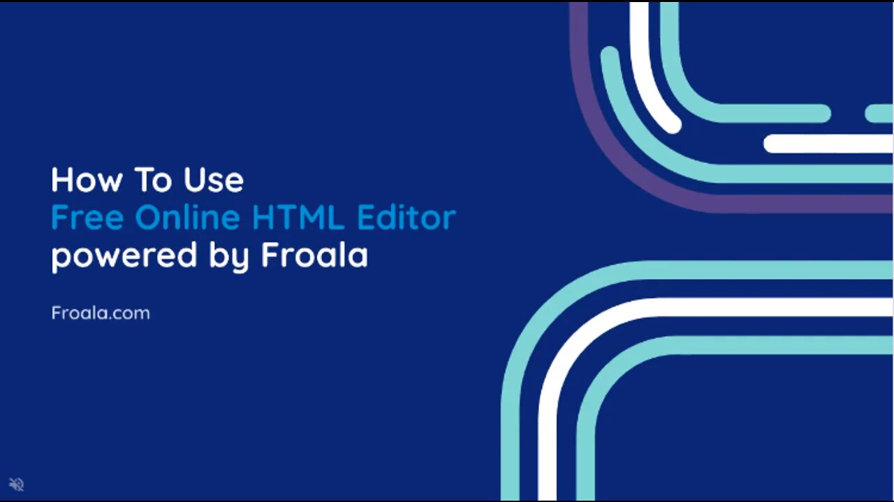 How To Use Free Onlline HTML Editor Powered By FROALA