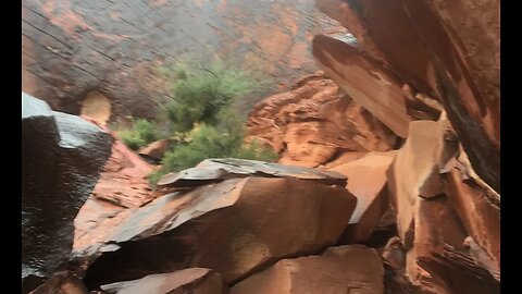 Red Rock Canyon ~ Day Hike, Hail & Rock Art