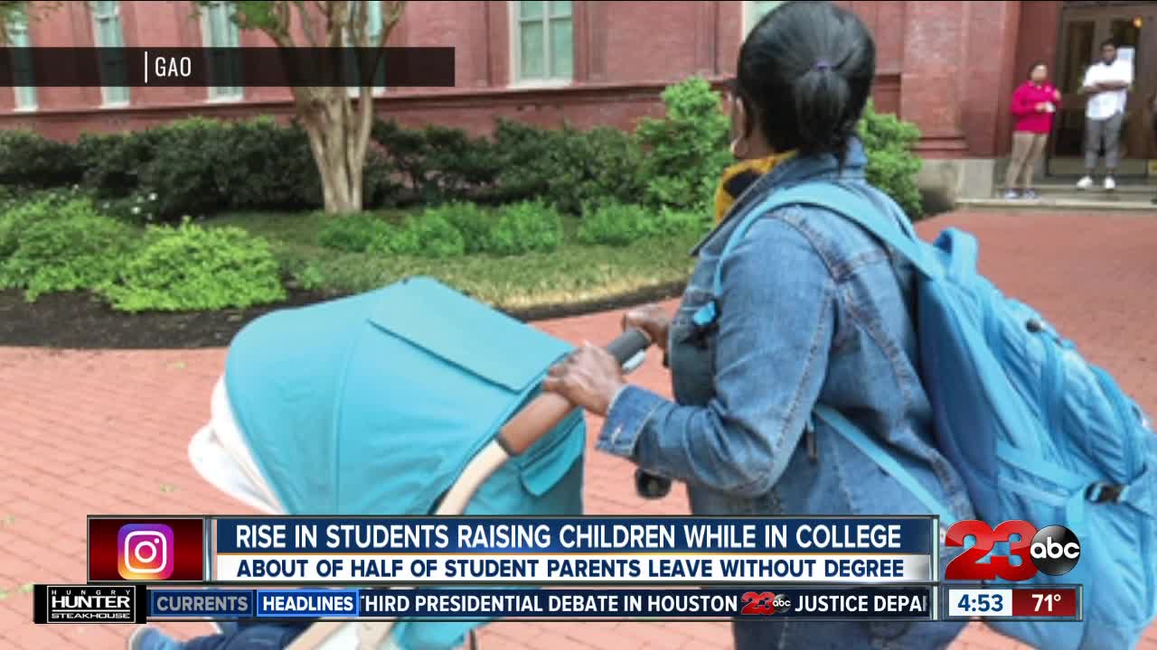 Rise in students raising children while in college