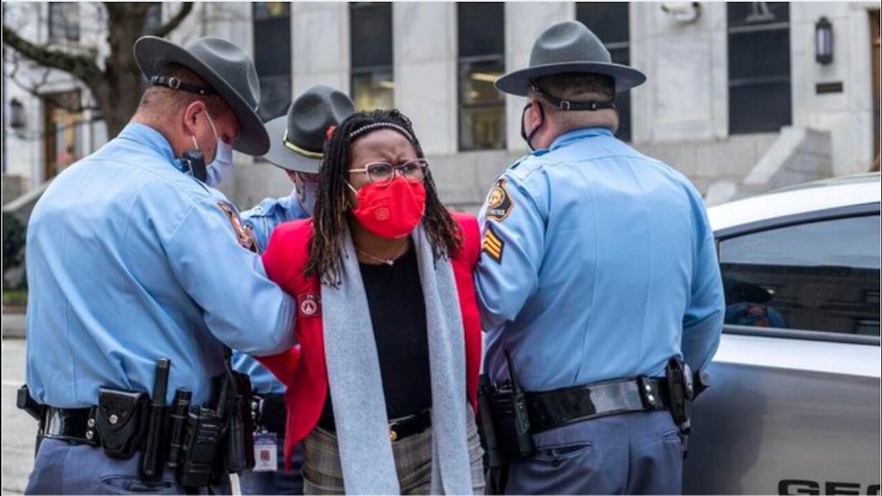 Democrat Congresswoman ARRESTED Trying To Stop Election Security Law!