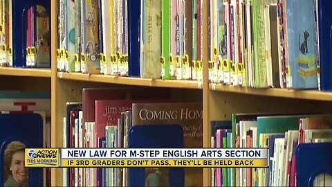 New law requires third graders who don't pass M-STEP English will be held back