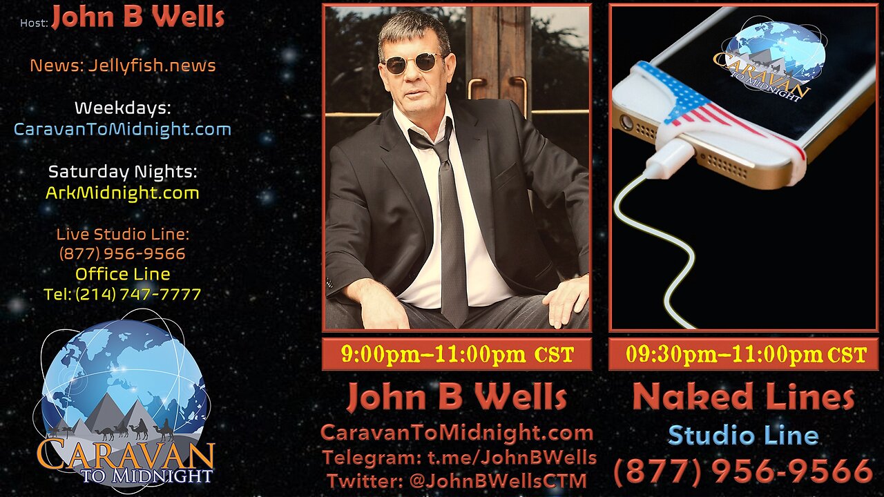 Naked Lines Friday - John B Wells Live